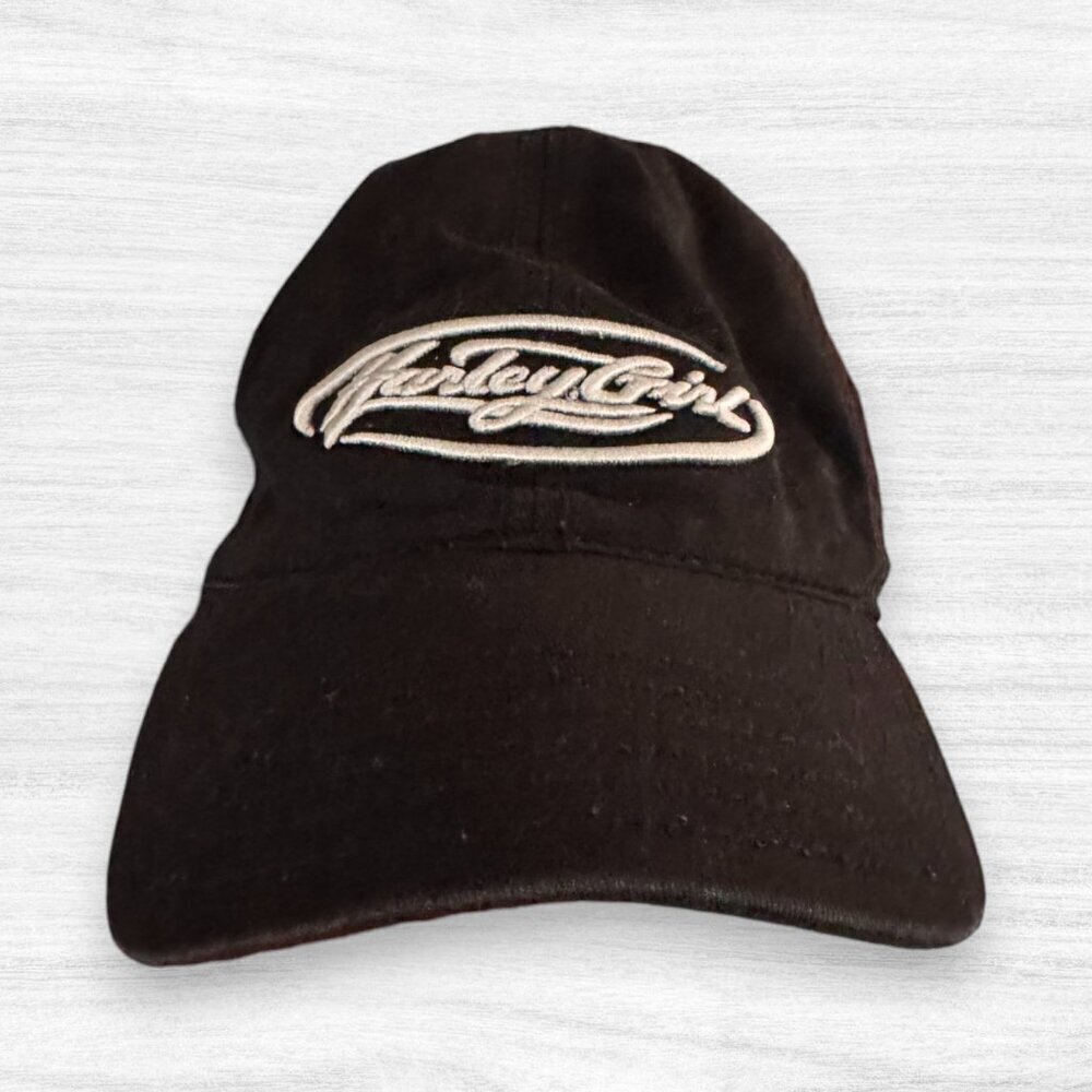 Harley-Davidson Harley Girl Black Embroidered Adjustable Baseball Cap Reading PA